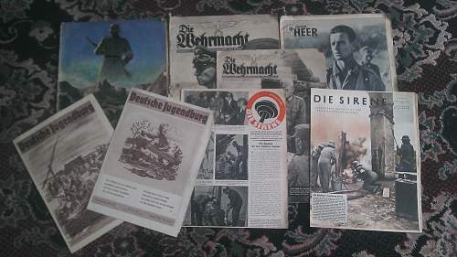 Large Haul of Third Reich Publications and Postcards