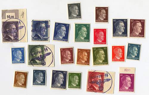 Hitler post stamps