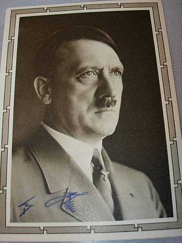 Is this Hitler's signature is original or fake ?