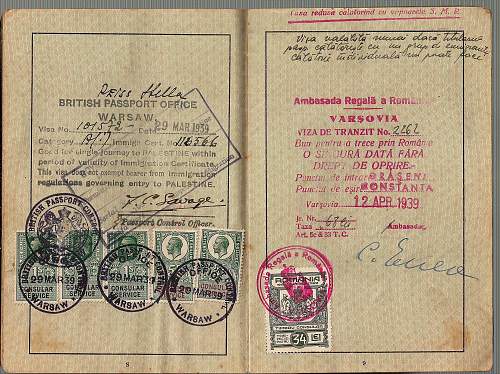 German passport - Krakau consulate issue - 1938