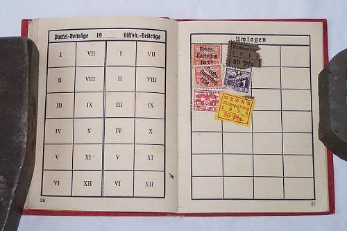 NSDAP party member book