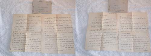 Some letters a soldier writing to his girlfriend from &quot;Dienststelle&quot;  18393C