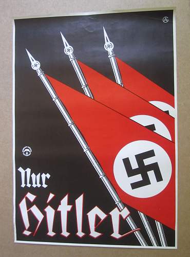 Nur Hitler poster