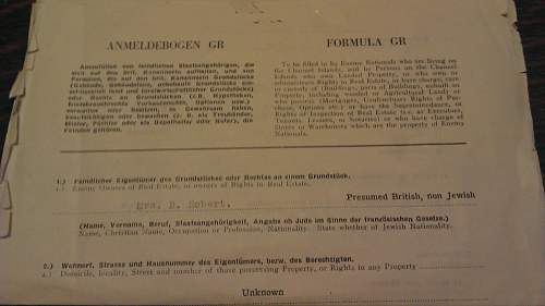 Interesting Guernsey Occupation Document.
