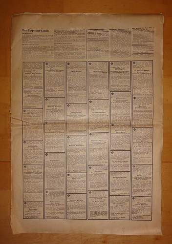 Das Schwarze Korps - Newspaper February 1944