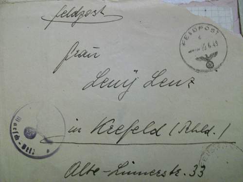 Feldpost letters