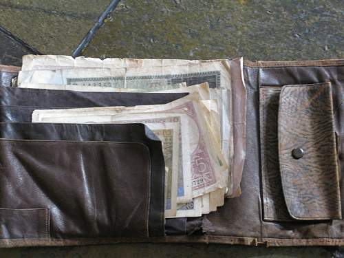 Wallet taken from dead German