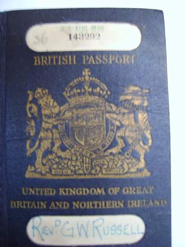 British passport with Nazi stamp