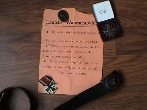 dutch resistance notice