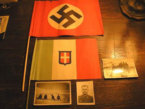 German and Italian paper flag for Special Event