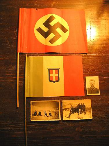German and Italian paper flag for Special Event