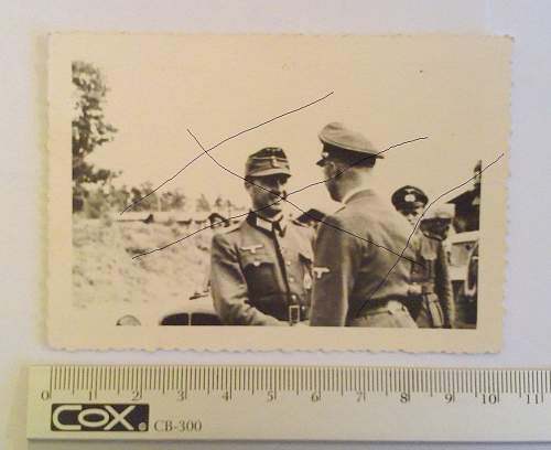 Leon Degrelle and Heinrich Himmler - rare photo, oryginal ?