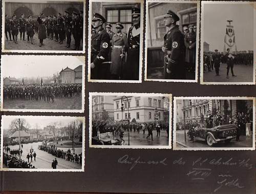 Interesting early NSDAP political and SS photo album