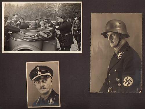 Interesting early NSDAP political and SS photo album