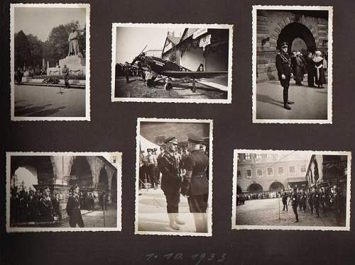 Interesting early NSDAP political and SS photo album