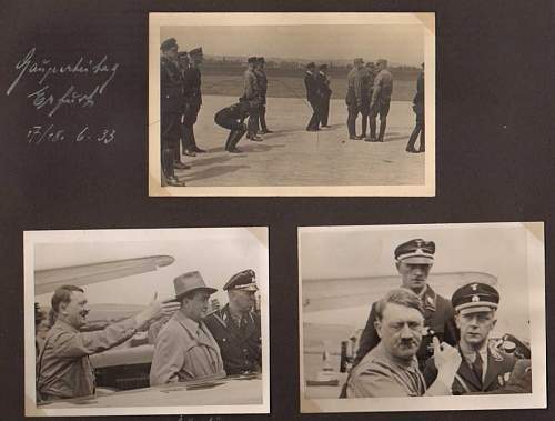 Interesting early NSDAP political and SS photo album