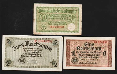 SHOW ME THE MONEY!!! Display your Third Reich related banknotes/money tokens.