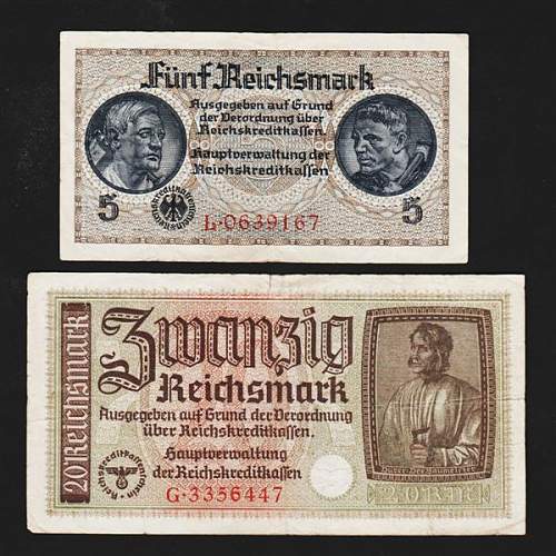 SHOW ME THE MONEY!!! Display your Third Reich related banknotes/money tokens.