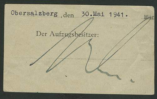 Is this Martin Bormann's signature?