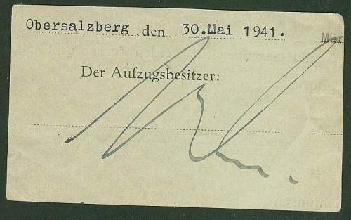 Is this Martin Bormann's signature?