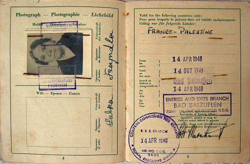1948 German passport