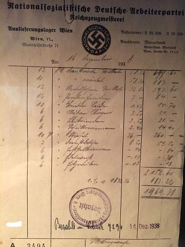 SS-Wachbataillon Prag&quot; promotion document