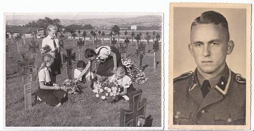 BDM girls attending an SS grave