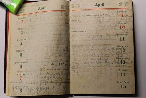 1944 German Diary! Please help I have questions