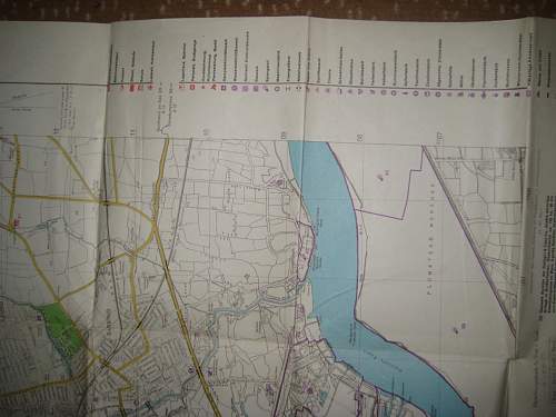 German invasion maps of London