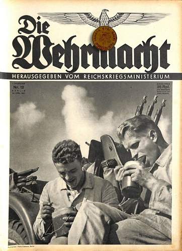 Third Reich cover of magazines/ illustrated / periodicals/ newspapers