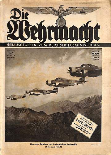 Third Reich cover of magazines/ illustrated / periodicals/ newspapers