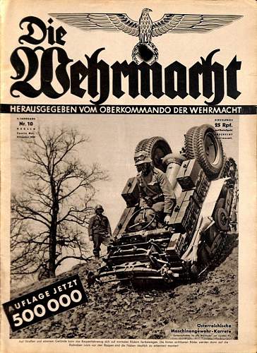 Third Reich cover of magazines/ illustrated / periodicals/ newspapers