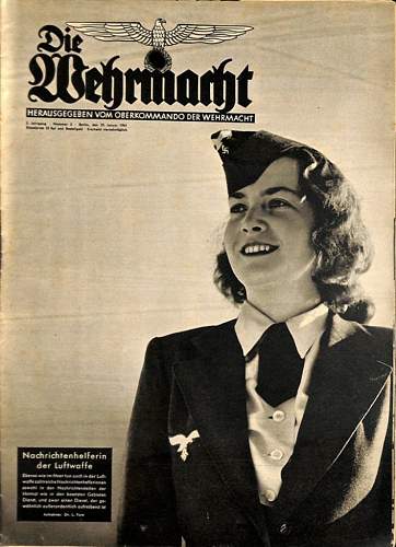 Third Reich cover of magazines/ illustrated / periodicals/ newspapers