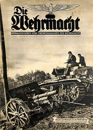 Third Reich cover of magazines/ illustrated / periodicals/ newspapers