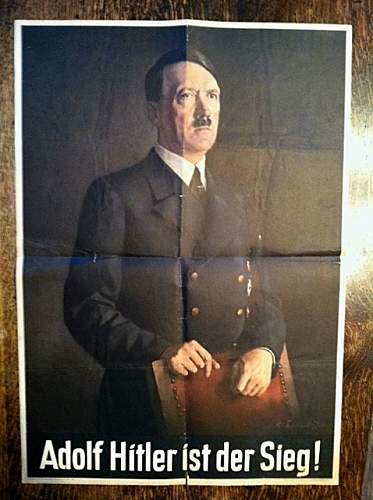 Ein Volk ein Reich ein Führer large poster