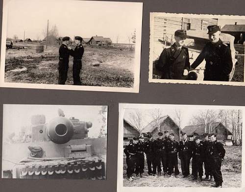 Rare Pz.Abt. 502 photo lot - a lot of Tiger tank pictures from Ostfront