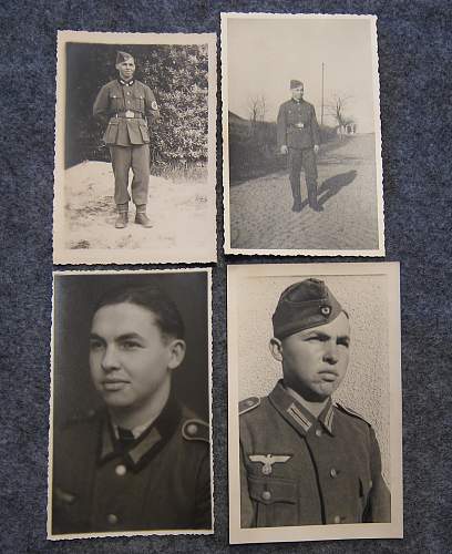 Large Document Group for one German boy growing up to become a soldier: HJ, Wehrmacht, Russian POW