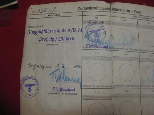 Luftwaffen Pilots License