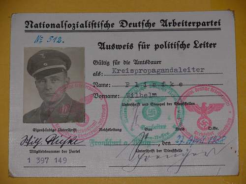 NSDAP Membership ID