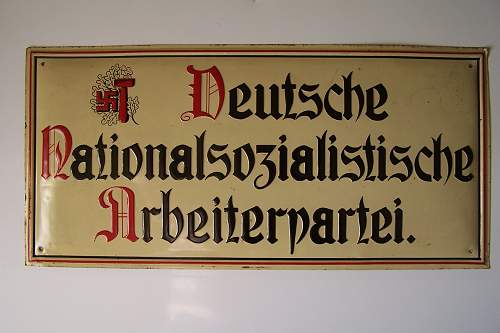 Early 1923 National Socialist Mitglides-Karte, with a twist...