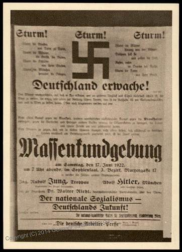 Early 1923 National Socialist Mitglides-Karte, with a twist...