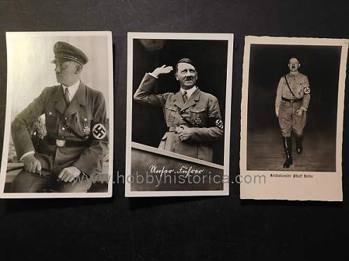 Hitler photos and postcards
