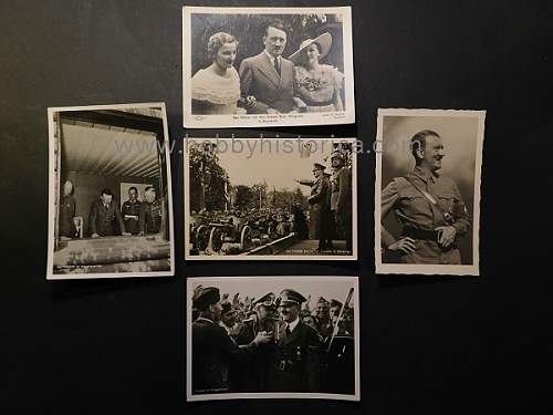Hitler photos and postcards