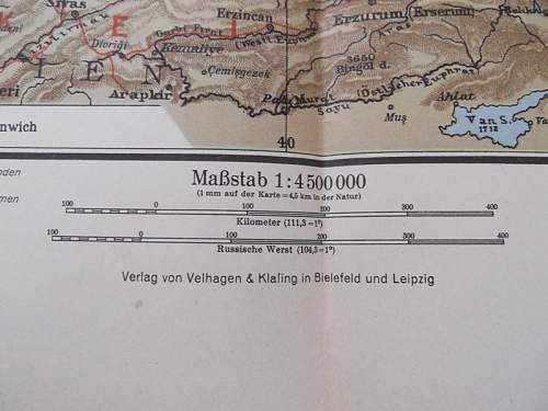 Velhagen &amp; Klasing  Map of Western Russia