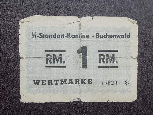 Konzentrationslager Buchenwald credit tokens