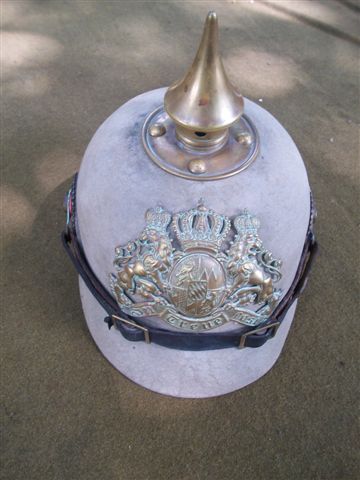 Bavarian Ersatz Pickelhaube