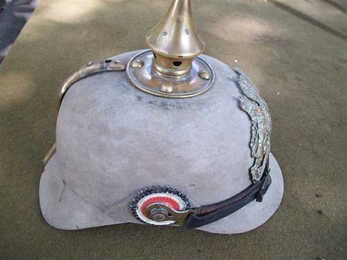 Bavarian Ersatz Pickelhaube