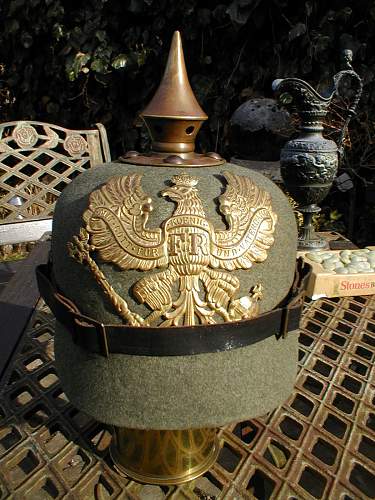 Another Ersatz Pickelhaube...Prussian.