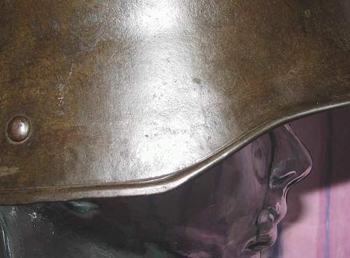German M1916 helmet shell