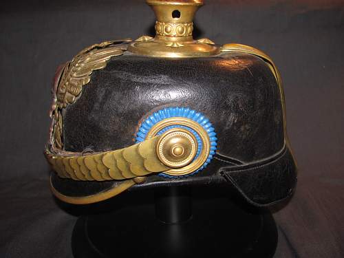 Brunswick Officers Spikehelmet 3rd Bat. 1886-1912